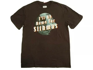 Herren Star Wars Todesstern Weihnachten TShirt I'll Be Home For Sithmas S M L XL XXL - Bild 1 von 3