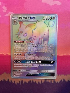 Pokemon Card Persian GX 227/214 Secret Rare Unbroken Bonds Near Mint - Picture 1 of 2