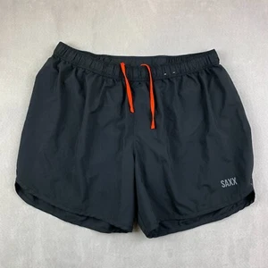 Saxx Men Shorts XL Black Hightail 2N1 Liner Lined 5" Running Lightweight Stretch - Bild 1 von 11