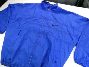 90s Nike (White Tag) Vivid Ocean Royal Colorway Windbreaker/Jacket, Size X-Large - Picture 1 of 21