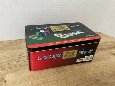 Casino Style Texas Hold’em Poker Set New Full Set - Image 1 of 4