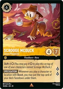 Disney Lorcana TCG Susurros en el Pozo Scrooge McDuck Cavern Prospector 18/204 - Imagen 1 de 3