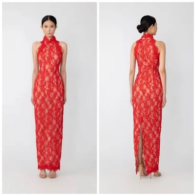 Sau Lee Rosana платье кружева макси цветочный размер 10 - Изображение 1 из 4