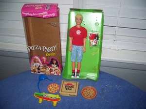 Vintage 1994 Pizza Party Kevin Barbie Doll Pizza Hut # 12944 - Picture 1 of 5