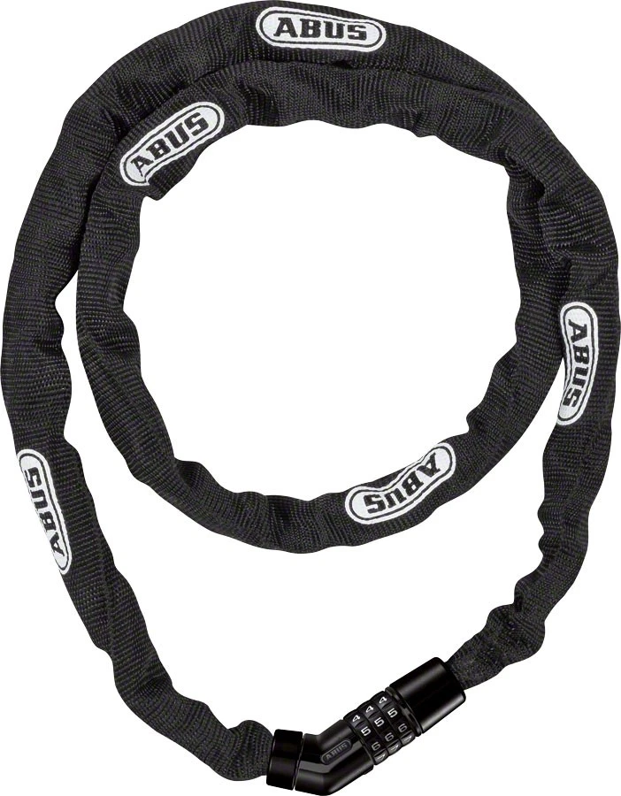 ABUS Steel-O-Chain 4804C Combination Lock: 110/4mm, Black - Image 1 of 1