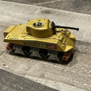 Vintage 1974 Matchbox Battle Kings K-101 Diecast Sherman Tank - Picture 1 of 11