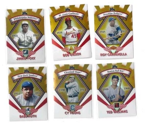 2009 Topps Target Cromo Cereali Rifrattore Oro Ruth, Williams, Gibson Raro - Foto 1 di 2