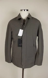 (SIN IMPUESTO ADUANERO) MONTECORE Italia Caqui Verde Nylon Abrigo Chaqueta 50 IT / Grande - Imagen 1 de 14