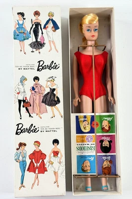 vtg 1960's Midge Barbie Blonde Ponytail 950 w/ Box EAR nice  - Image 1 of 4