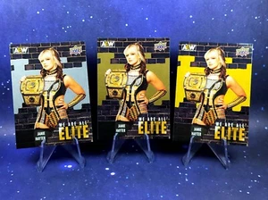 Jamie Hayter 2023 UD AEW Gold Silver Base We Are All Elite Wrestling Upper Deck - Bild 1 von 14