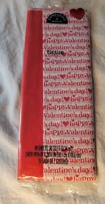 Hallmark Valentines Day Tissue Paper 10 Sheets Per Pack - Image 1 of 4