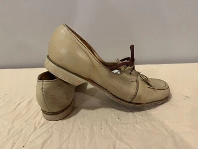 Zapatos Oxford Brunswick vintage para mujer color tostado con cordones bolos talla 6M usados en excelente estado Foto 1 de 4