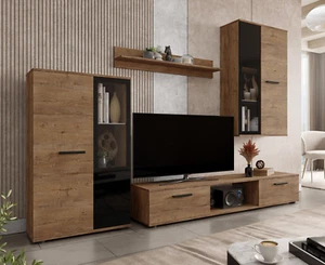 Wohnwand Salsa Anbauwand Mediawand Wohnzimmer-Set Schrankwand Modern M24 - Bild 1 von 32