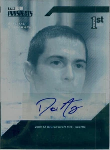 Dustin Ackley 2009 TriStar SP PORTRAIT Var. Autograph Rookie Auto Plate 1/1 - Picture 1 of 2