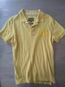 CAT Polo shirt small regular yellow - Picture 1 of 1