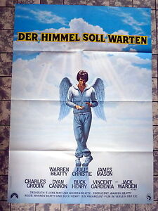 HIMMEL SOLL WARTEN * WARREN BEATTY - A1-FILMPOSTER KINO - 1978 Heaven can wait 