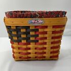 Longaberger Basket 25th Anniversary Red White Blue Flag Liner Protector