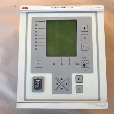 ABB 1MRS050496 REM545 MACHINE TERMINAL DISPLAY MODULE - Image 1 of 4
