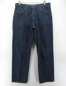 VINTAGE Dolce & Gabbana Jeans Men 32X29 Blue D&G Relaxed Denim Button Fly Y2K - Picture 1 of 11
