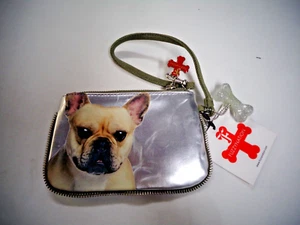 Fuzzy Nation Wristlet frenchie *NEW w/ tags* olive - Picture 1 of 3