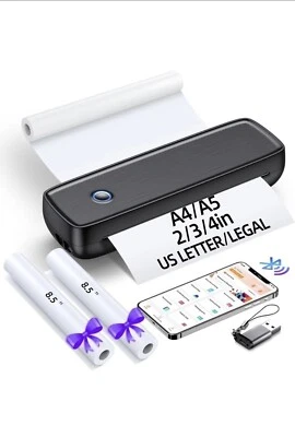 Portable Thermal Travel Printer - Image 1 of 4
