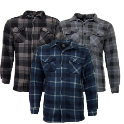 Men's Plaid Long Sleeve Shirt Button Up Plaid Comfortable Casual Flannel Shirt - Image 1 of 4