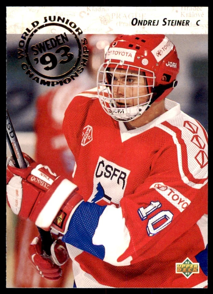 1992-93 UPPER DECK ONDREJ STEINER CZECHOSLOVAKIA #604 - Image 1 of 2
