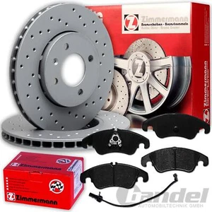Zimmermann SPORT BREMSSCHEIBEN 320mm + BELÄGE VORNE für AUDI A4 B8 8K + A5 8T 8F - Afbeelding 1 van 6