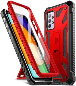 For Samsung Galaxy A52 5G Case Poetic Armor Kickstand Shockproof Cover Red - Picture 1 of 6