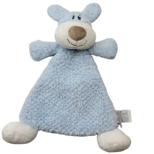 Demdaco Nat & Jules Damien Dog Lovey Security BabyBlanket Rattle Cozies Blue - Picture 1 of 10
