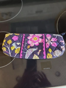 VERA BRADLEY BRUSH AND PENCIL CASE IN FLORAL NIGHTNGALE, NWT - Picture 1 of 2