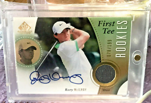 RORY MCILROY AUTO JERSEY RC UD SP GAME USED ROOKIE #78/199 AUTOGRAPH 2013