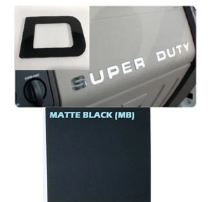 Matte Black Dash Letter Inserts for 2008-2016 Ford F250 Super Duty (Board ABS)  - Picture 1 of 1