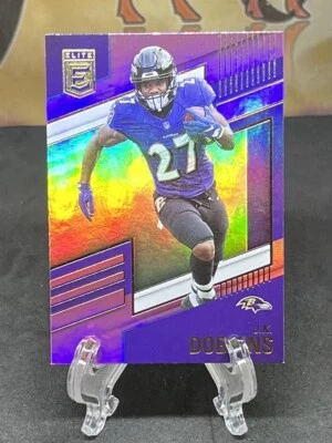 2022 Panini Donruss Elite J.K. Dobbins #64 Pink Baltimore Ravens - Image 1 of 3