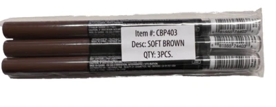洛杉矶 颜色 Browie Wowie,BROW PENCIL - SOFT BROWN - #3 包,免运费 — 第 1/2 张图片