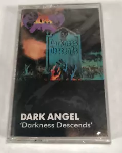 Dark Angel - Darkness Descends Cassette Tape NEW/Sealed Combat Records 1986 - Picture 1 of 4