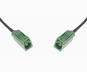 Fakra E 6002 Green to Fakra E Female RF 0.5~15FT Cable For Car Radio Antenna TV - Picture 1 of 3