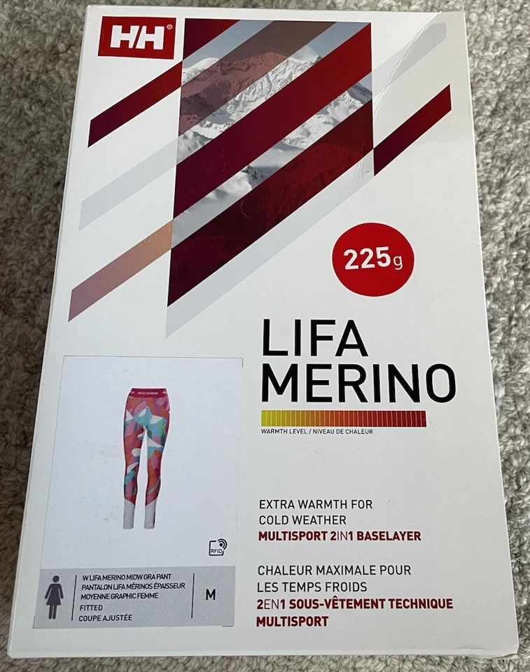 Pantalón para mujer Helly Hansen HH LIFA® Merino aislamiento capa base, colorido M Foto 1 de 4