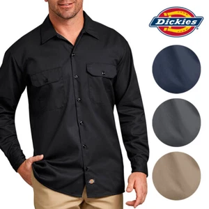 Dickies Men's 574 Long Sleeve Traditional Button Front Uniform Work Shirt - Picture 1 of 26