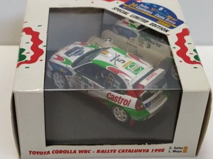 VITESSE 1:43 AUTO TOYOTA COROLLA WRC CATALUNYA RALLY 1998 # 5 C. SAINZ V98199 - Foto 1 di 2