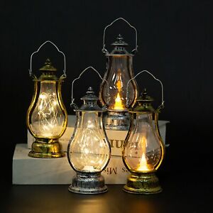 LED Lantern Battery Operated Romantic Atmosphere Retro Electronic Candle Lamp