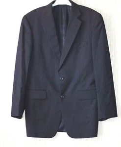 Burberry London Charcoal Gray Wool 2 Button Vent Men Blazer Sport Coat Size:38R - Picture 1 of 6