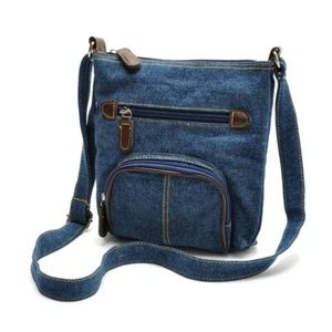 Carteras de otoño bolsos de mezclilla bolsos bandolera para mujer monedero vaquero bandolera elegante - Imagen 1 de 12