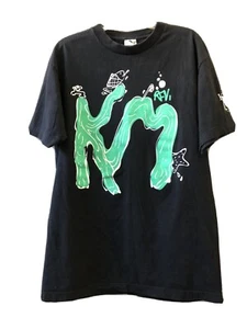 Camiseta gráfica Alstyle Apparel & Activewear talla M negra algodón doble cara KM - Imagen 1 de 4