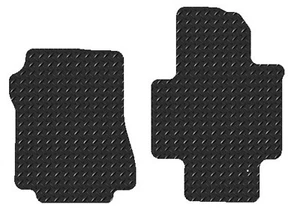 Fits Nissan NV200 Van 2009-2019 Chequered Rubber Van Tailored Hitech Mats - Picture 1 of 6