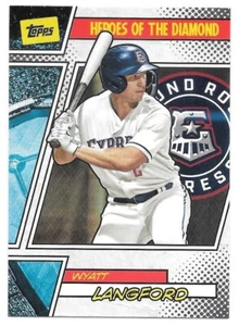 2024 Topps Pro DeBut WYATT LANGFORD Heroes of the Diamond -Round Rock Express- - Picture 1 of 1