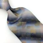 Stafford Tie Sky-Blue Tan Gray Black Squares Silk Necktie Woven Ties I19-115 New