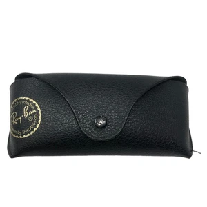 Ray-Ban Glasses Leather Case Soft Snap Pouch Eyeglasses Sunglasses Protective - Picture 1 of 10