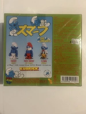 蓝精灵 100% 库布里克 Medicom 玩具 罕见。 3 件套密封。 — 第 1/4 张图片