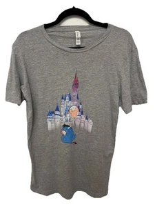Camiseta Disney Eeyore Mujer’s Gris Medio Castillo Globos Bella Lona Gráfico - Imagen 1 de 5